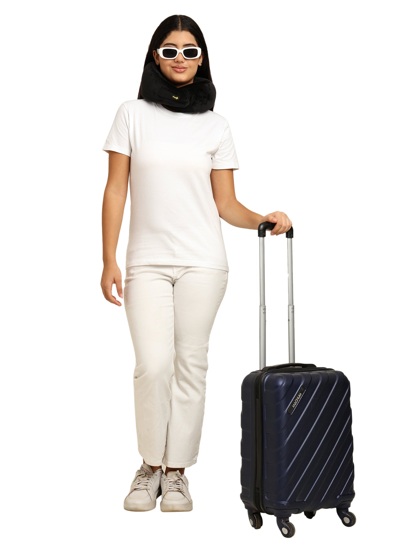 Travel Neck Pillow Black | Midnight Voyage