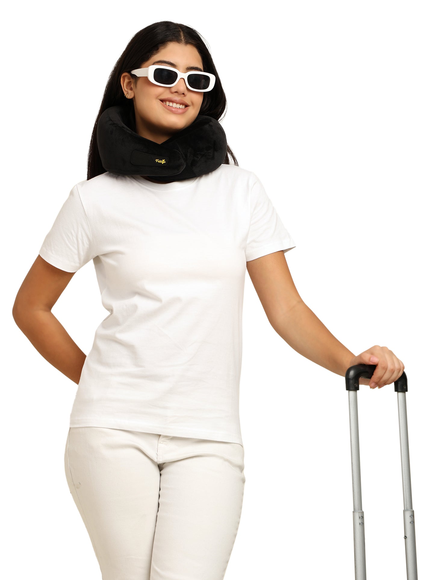 Travel Neck Pillow Black | Midnight Voyage