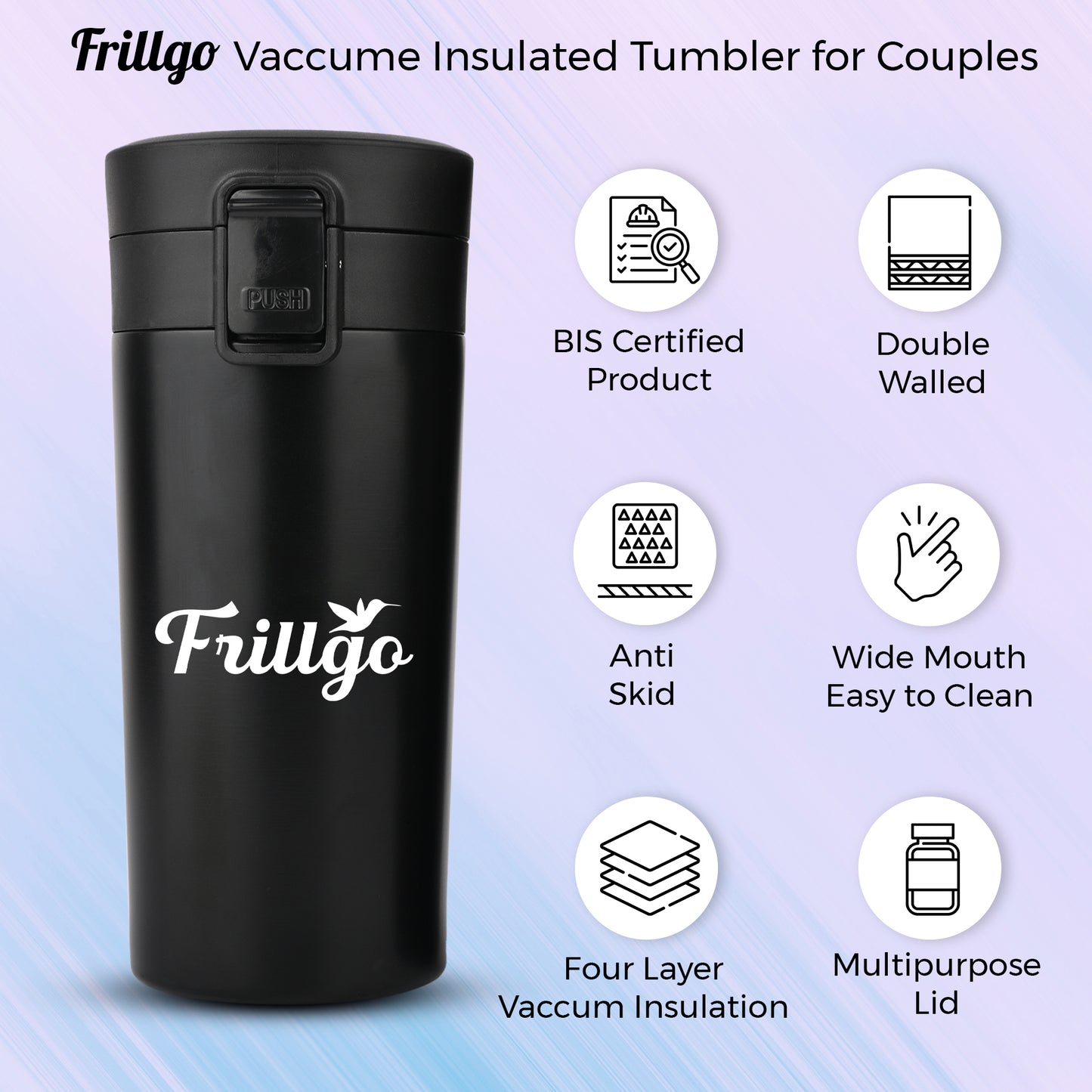 Alpha Omega Tumblers Set of 2 – Premium Insulated Stainless Steel Drinkware | Perfect Gift for Couples (Copy)