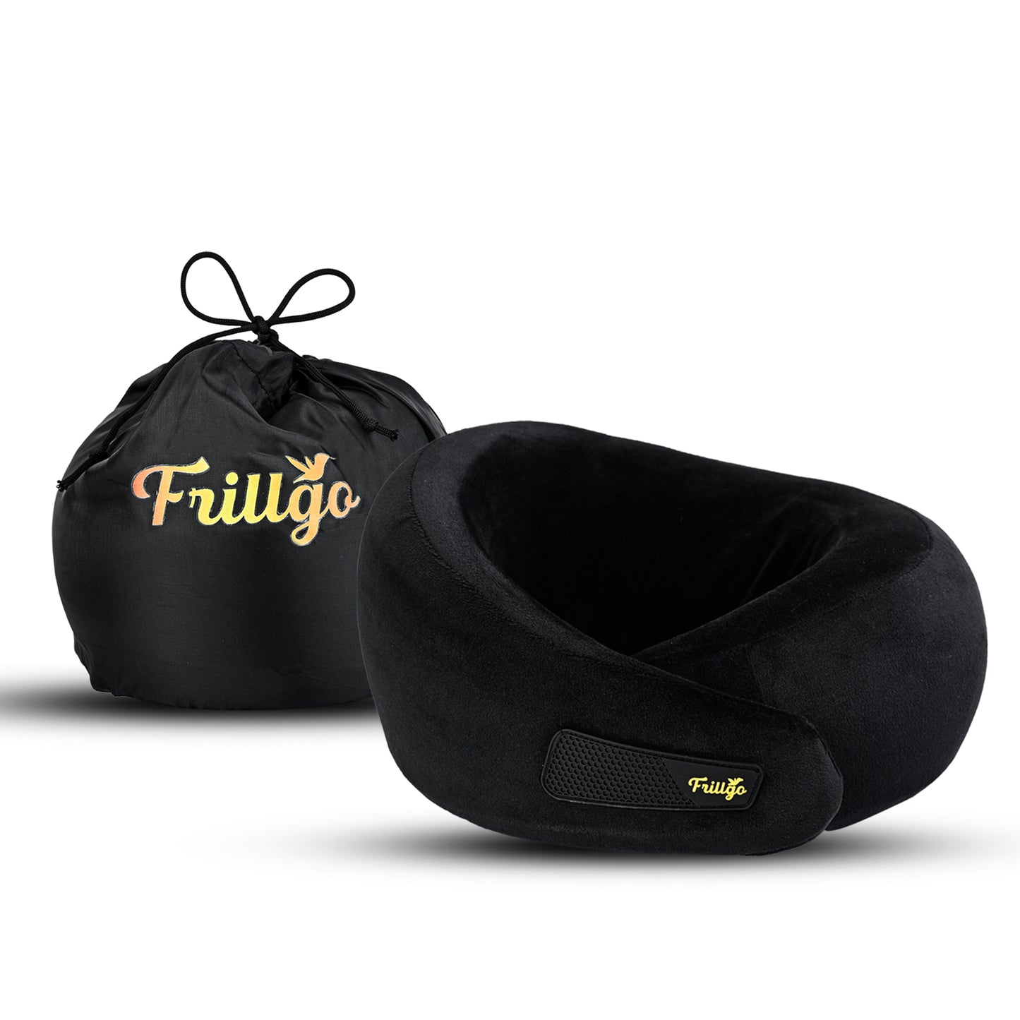 Travel Neck Pillow Black | Midnight Voyage