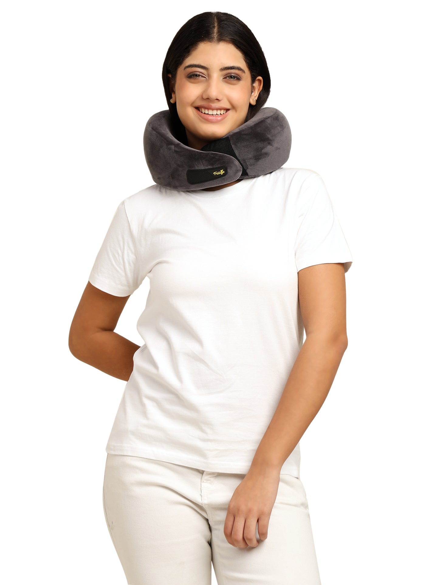 Travel Neck Pillow Grey | Cloud Mist