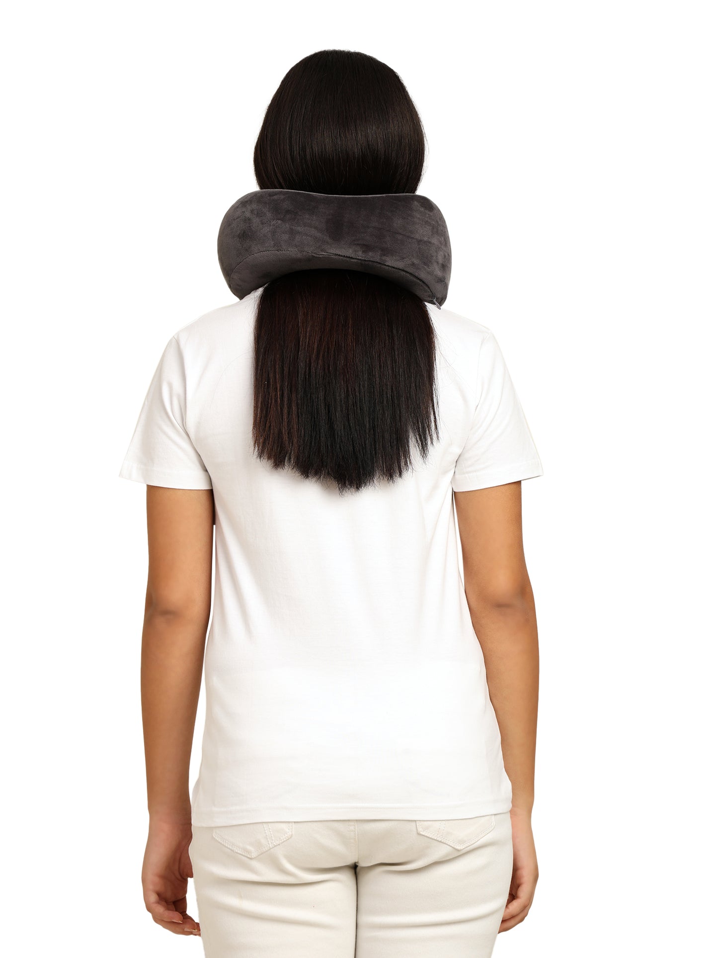 Travel Neck Pillow Grey | Cloud Mist
