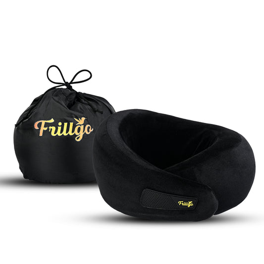 Travel Neck Pillow Black | Midnight Voyage