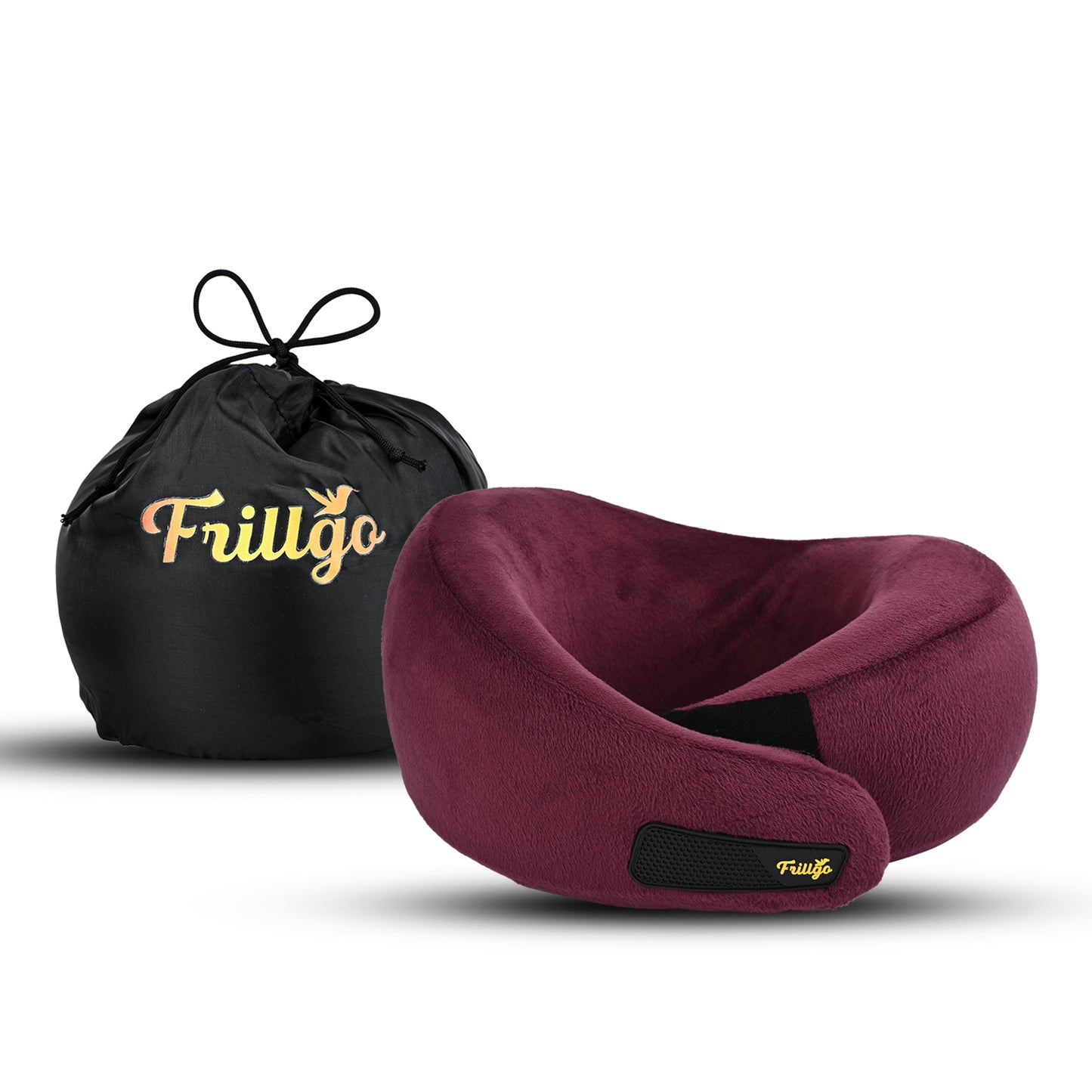 Travel Neck Pillow Wine | Deep Cranberry
